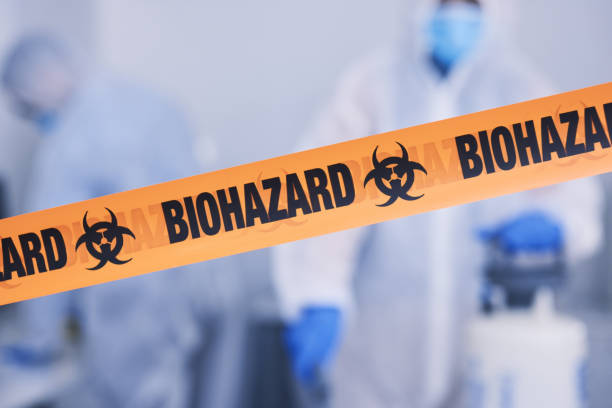 Professional Blood Cleanup technician working in Oreland, PA